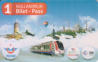 Communication of the city: İstanbul (Turcja) - ticket abverse. <IMG SRC=img_upload/_chip2.png alt="tekturowa karta elektroniczna">