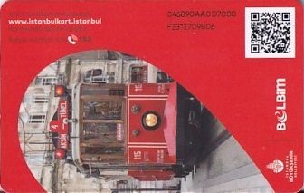 Communication of the city: İstanbul (Turcja) - ticket reverse