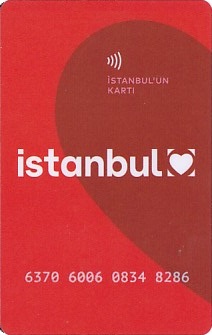 Communication of the city: İstanbul (Turcja) - ticket abverse