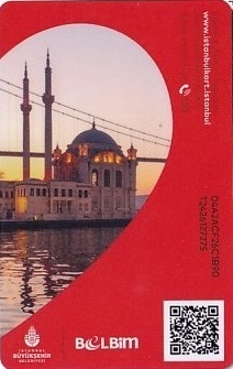 Communication of the city: İstanbul (Turcja) - ticket reverse