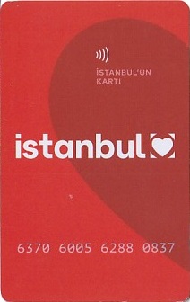 Communication of the city: İstanbul (Turcja) - ticket abverse