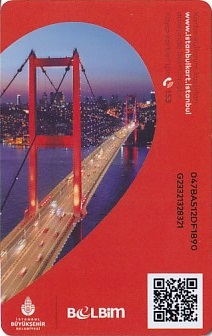 Communication of the city: İstanbul (Turcja) - ticket reverse