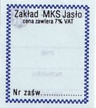 Communication of the city: Jasło (Polska) - ticket reverse