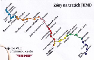 Communication of the city: Jindřichův Hradec (Czechy) - ticket reverse