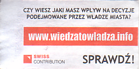 Communication of the city: Kędzierzyn-Koźle (Polska) - ticket reverse