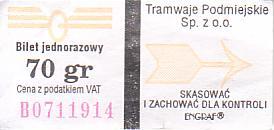 Communication of the city: Konstantynów Łódzki (Polska) - ticket abverse