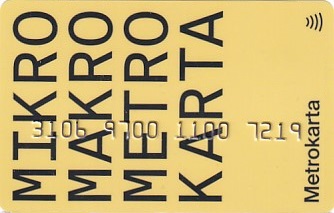 Communication of the city: Katowice (Polska) - ticket abverse. <IMG SRC=img_upload/_chip.png alt="plastikowa karta elektroniczna, karta miejska">
