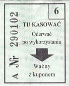 Communication of the city: Kielce (Polska) - ticket abverse. <IMG SRC=img_upload/_0karnet.png alt="karnet">