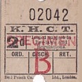 Communication of the city: Kingston upon Hull (Wielka Brytania) - ticket abverse