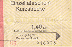 Communication of the city: Köln (Niemcy) - ticket abverse. 500. niemiecki bilet
w kolekcji (Paweł),
orientacja rewersu zgodna
z prawdziwą.