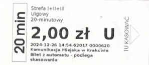 Communication of the city: Kraków (Polska) - ticket abverse. <IMG SRC=img_upload/_0blad.png alt="błąd"> słowo <i>skasowaniu</i>
linijkę niżej niż być powinno
<IMG SRC=img_upload/_0wymiana2.png>