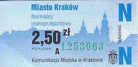 Communication of the city: Kraków (Polska) - ticket abverse. <IMG SRC=img_upload/_0wymiana1.png><IMG SRC=img_upload/_0wymiana3.png>
