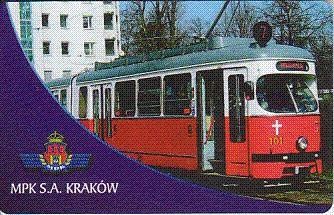 Communication of the city: Kraków (Polska) - ticket abverse. cena: 21,5zł
