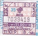 Communication of the city: Krung Thep [กรุงเทพฯ] (Tajlandia) - ticket abverse. <IMG SRC=img_upload/_0wymiana2.png>