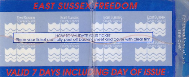 Communication of the city: Lewes (Wielka Brytania) - ticket abverse