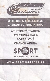 Communication of the city: Liberec (Czechy) - ticket reverse