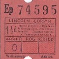 Communication of the city: Lincoln (Wielka Brytania) - ticket abverse