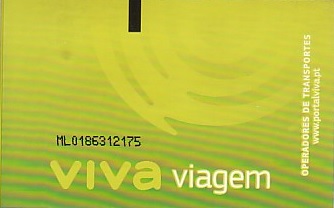 Communication of the city: Lisboa (Portugalia) - ticket abverse. <IMG SRC=img_upload/_chip2.png alt="tekturowa karta elektroniczna">