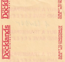 Communication of the city: London (Wielka Brytania) - ticket abverse.