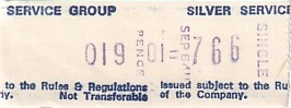 Communication of the city: London (Wielka Brytania) - ticket abverse. 