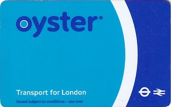 Communication of the city: London (Wielka Brytania) - ticket abverse. <IMG SRC=img_upload/_chip.png alt="plastikowa karta elektroniczna, karta miejska"> inny numerator