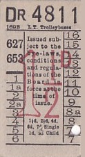 Communication of the city: London (Wielka Brytania) - ticket abverse. 