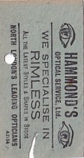 Communication of the city: London (Wielka Brytania) - ticket reverse
