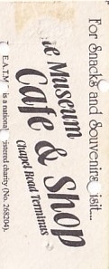 Communication of the city: London (Wielka Brytania) - ticket reverse