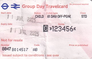 Communication of the city: London (Wielka Brytania) - ticket abverse. 