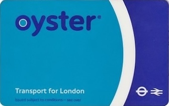 Communication of the city: London (Wielka Brytania) - ticket abverse. <IMG SRC=img_upload/_chip.png alt="plastikowa karta elektroniczna, karta miejska">