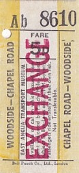 Communication of the city: London (Wielka Brytania) - ticket abverse. 