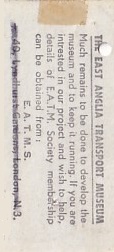 Communication of the city: London (Wielka Brytania) - ticket reverse