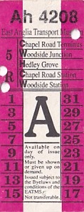 Communication of the city: London (Wielka Brytania) - ticket abverse.
