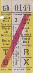 Communication of the city: Lowestoft (Wielka Brytania) - ticket abverse