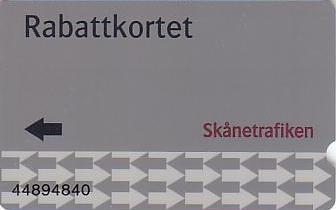 Communication of the city: Malmö (Szwecja) - ticket abverse