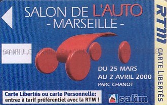 Communication of the city: Marseille (Francja) - ticket abverse