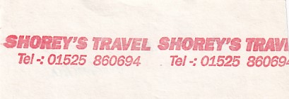 Communication of the city: Maulden (Wielka Brytania) - ticket abverse.