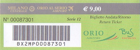 Communication of the city: Milano (Włochy) - ticket abverse