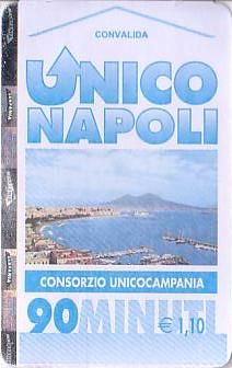Communication of the city: Napoli (Włochy) - ticket abverse