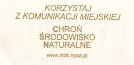 Communication of the city: Nysa (Polska) - ticket reverse