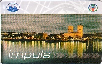 Communication of the city: Oslo (Norwegia) - ticket abverse. <IMG SRC=img_upload/_chip2.png alt="tekturowa karta elektroniczna">