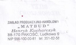 Communication of the city: Pakość (Polska) - ticket reverse