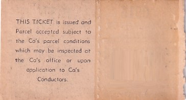 Communication of the city: Porton Down (Wielka Brytania) - ticket reverse