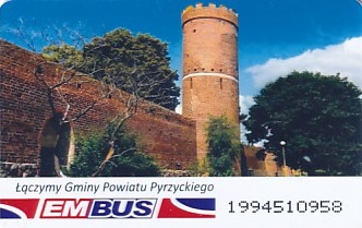 Communication of the city: Pyrzyce (Polska) - ticket abverse