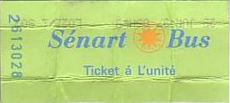 Communication of the city: Quincy-sous-Sénart (Francja) - ticket abverse. 