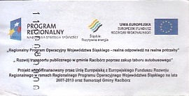 Communication of the city: Racibórz (Polska) - ticket reverse