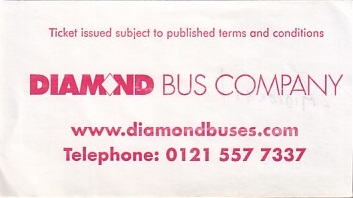 Communication of the city: Redditch (Wielka Brytania) - ticket abverse.