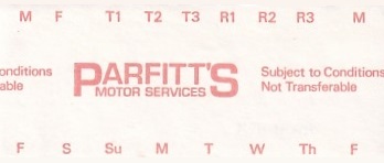 Communication of the city: Rhymney (Wielka Brytania) - ticket abverse.