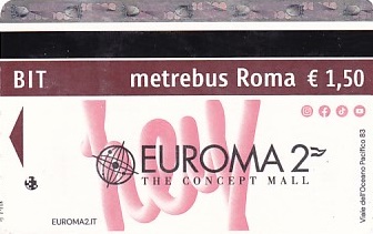 Communication of the city: Roma (Włochy) - ticket abverse. <IMG SRC=img_upload/_0wymiana2.png>