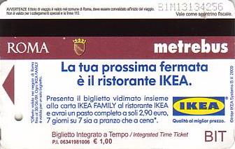 Communication of the city: Roma (Włochy) - ticket abverse. <IMG SRC=img_upload/_0wymiana1.png>